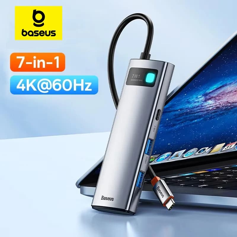7-in-1 USB-C Hub su 4K HDMI ir PD 100W